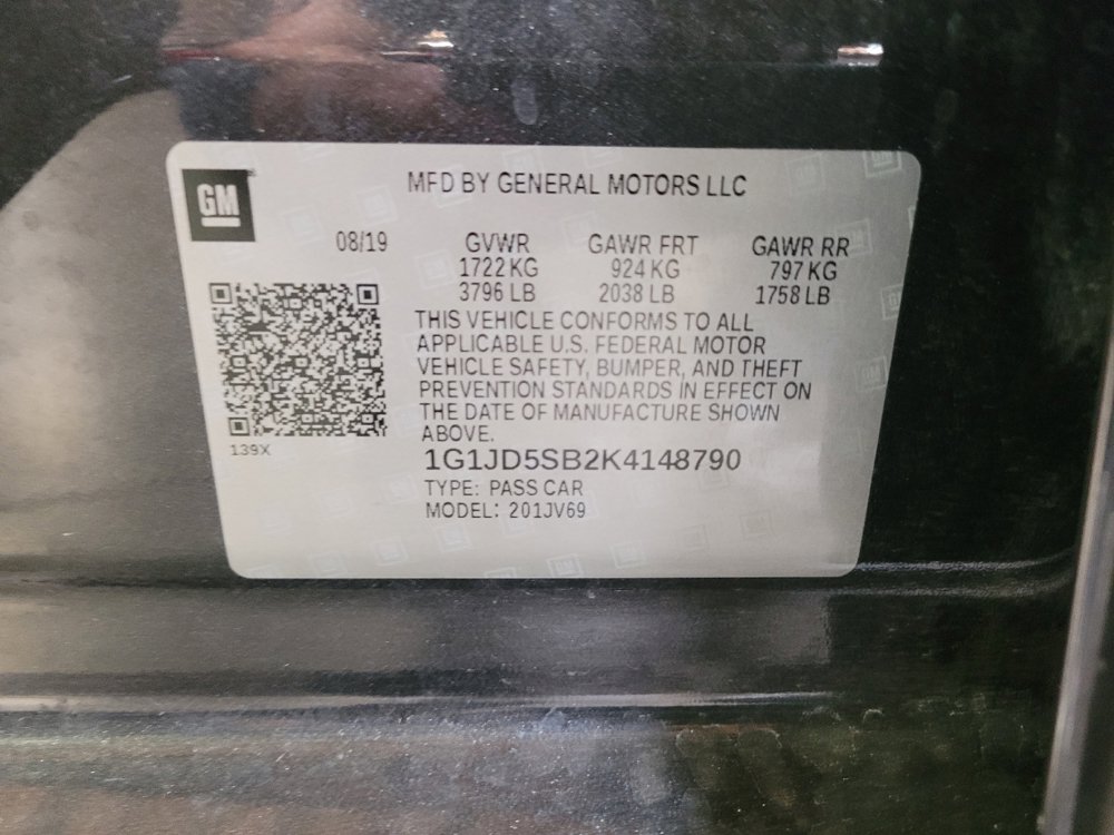 Used 2019 Chevrolet Sonic LT w/ Convenience Package FWD image 33