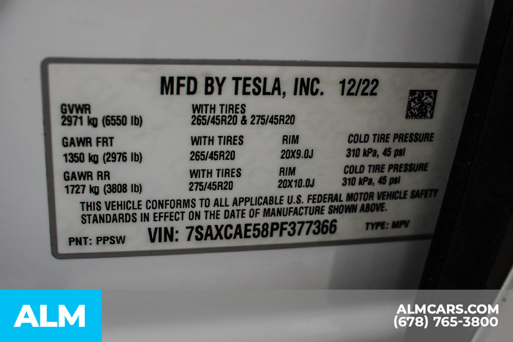 Used 2023 Tesla Model X AWD/4WD image 37