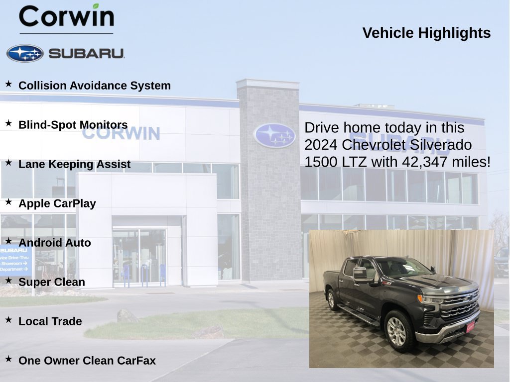 Used 2024 Chevrolet Silverado 1500 LTZ w/ LTZ Premium Package AWD/4WD image 6