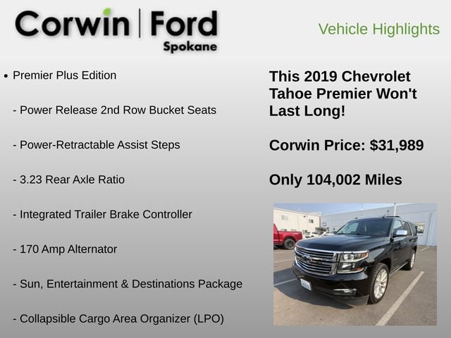 Used 2019 Chevrolet Tahoe Premier w/ Premier Plus Edition AWD/4WD image 6