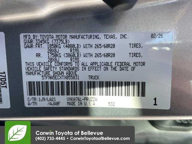 New 2026 Toyota Tundra Platinum image 30