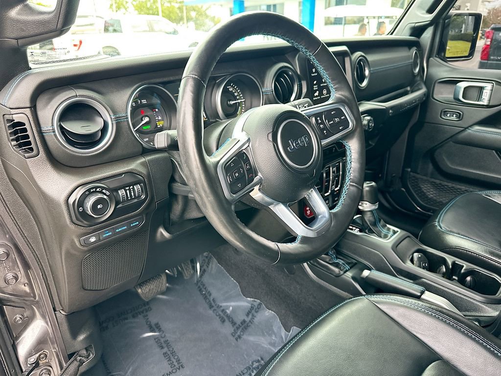 Used 2021 Jeep Wrangler Unlimited Rubicon 4xe w/ Steel Bumper Group image 10