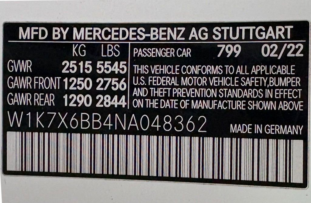 Used 2022 Mercedes-Benz AMG GT 53 w/ Executive Rear Seat Package image 39