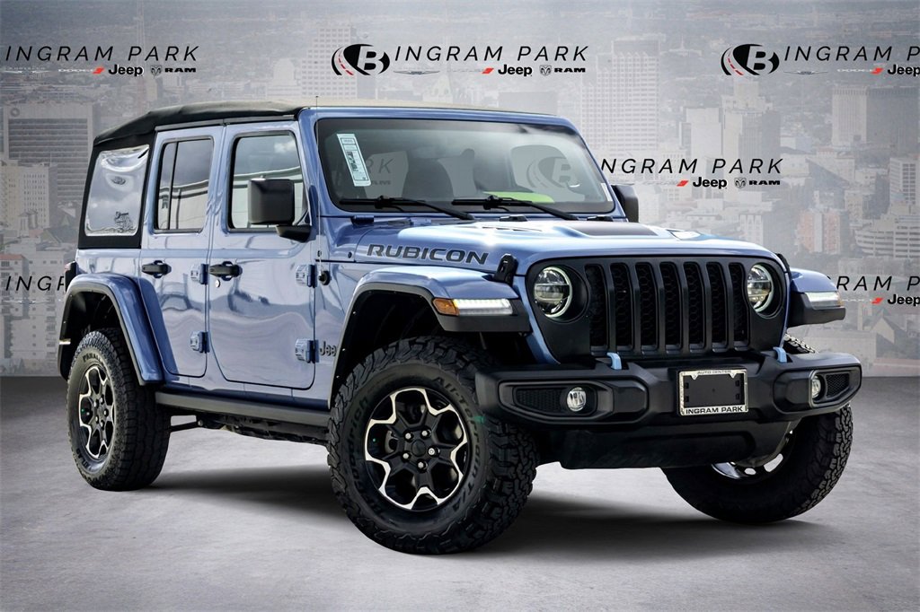 Used 2022 Jeep Wrangler Unlimited Rubicon 4xe image 1