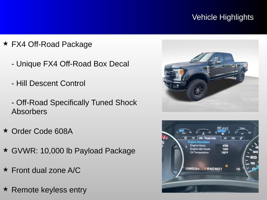 Used 2019 Ford F250 Lariat w/ FX4 Off-Road Package AWD/4WD image 8