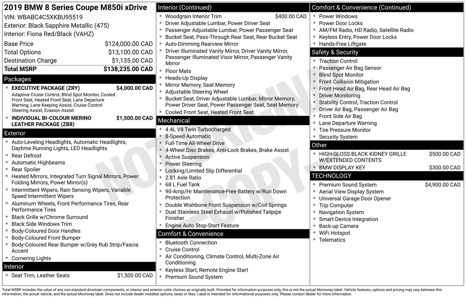 Used 2019 BMW M850i xDrive Coupe image 3