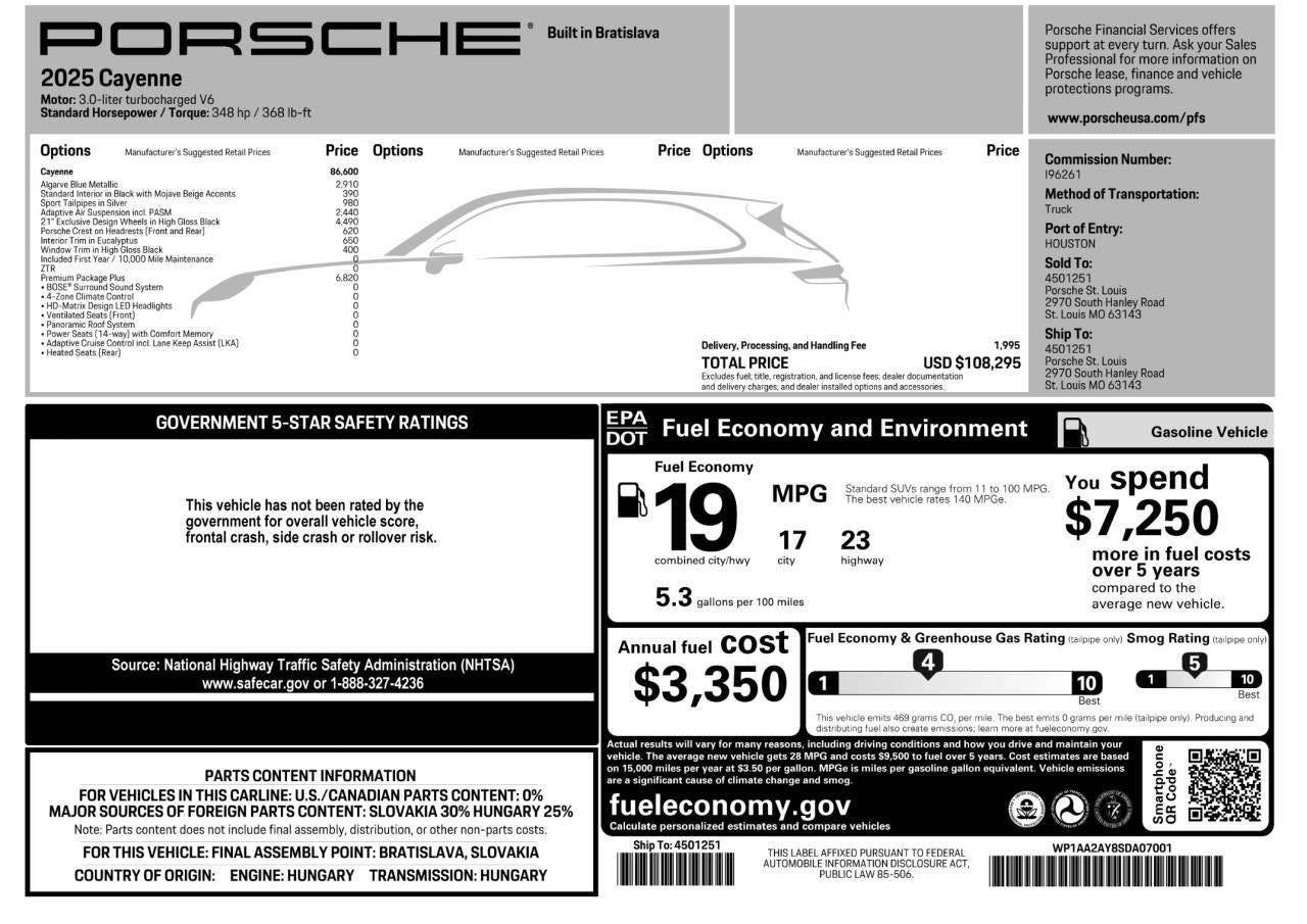 New 2025 Porsche Cayenne image 81