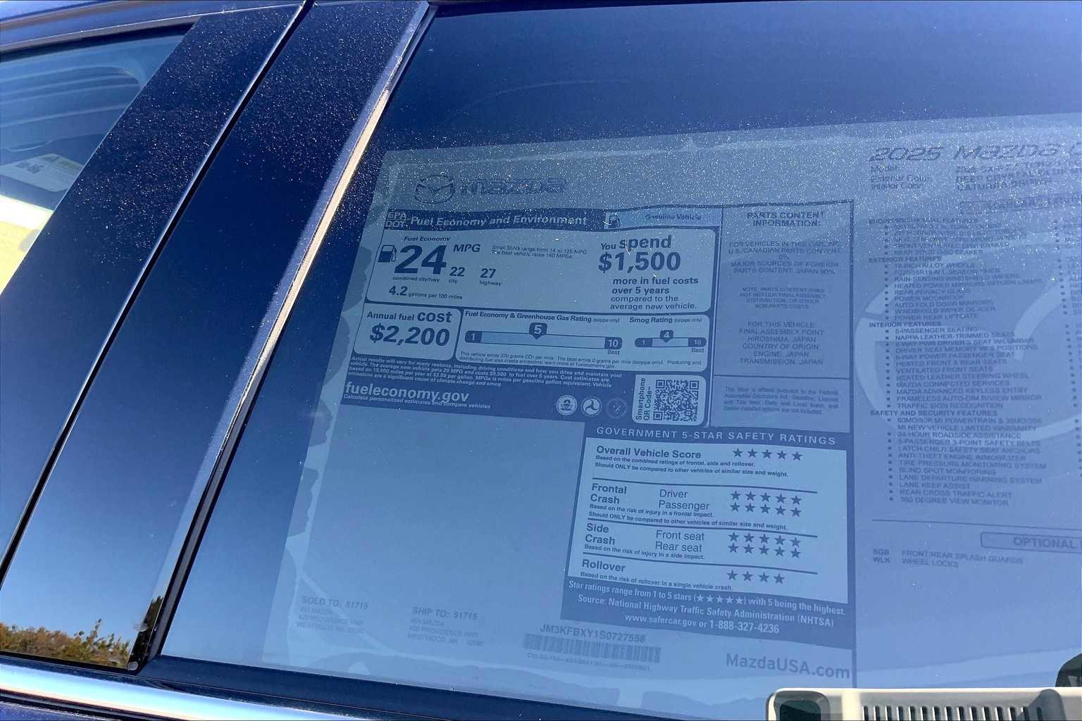 New 2025 MAZDA CX-5 Signature image 18