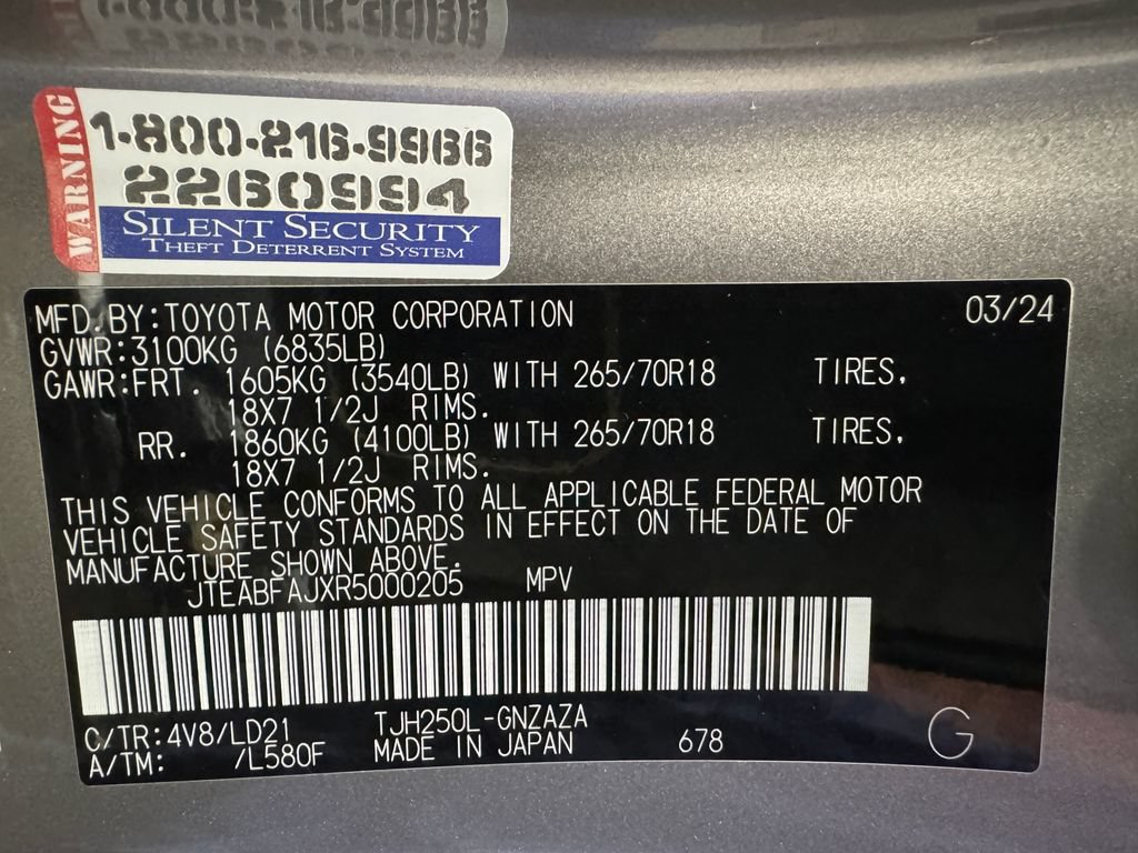 Used 2024 Toyota Land Cruiser AWD/4WD image 33