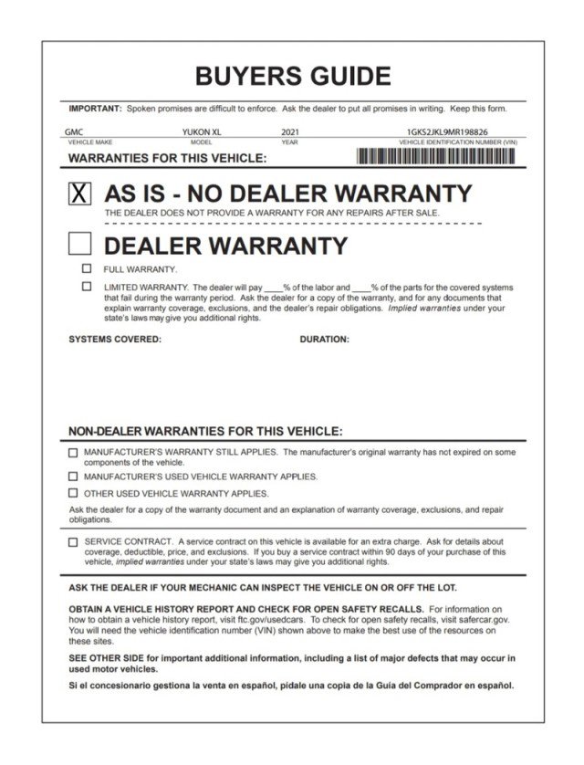 Used 2021 GMC Yukon XL Denali w/ Denali Ultimate Package image 31