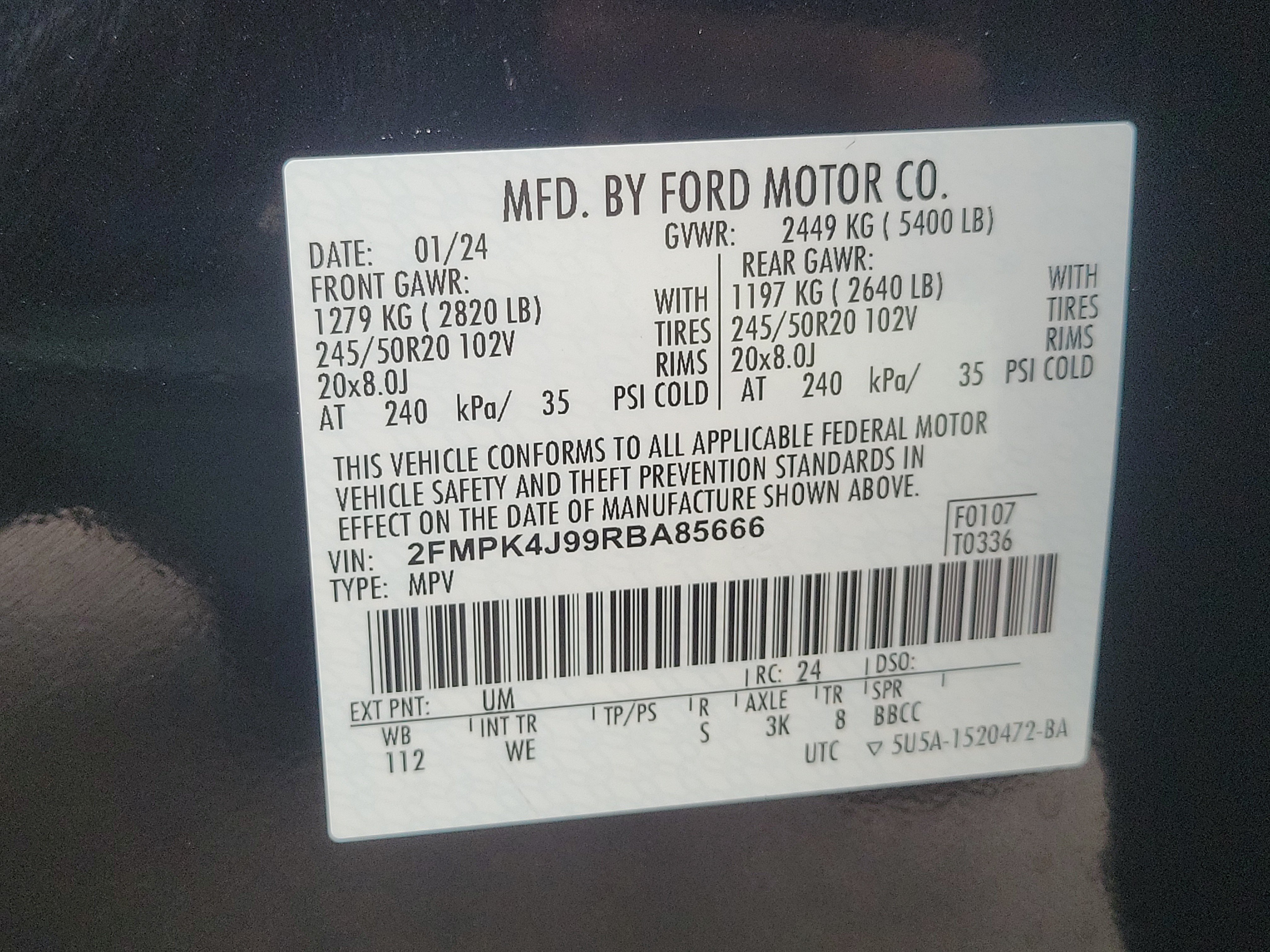 Used 2024 Ford Edge ST-Line AWD/4WD image 34