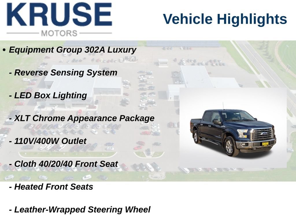Used 2016 Ford F150 XLT w/ Equipment Group 302A Luxury AWD/4WD image 18