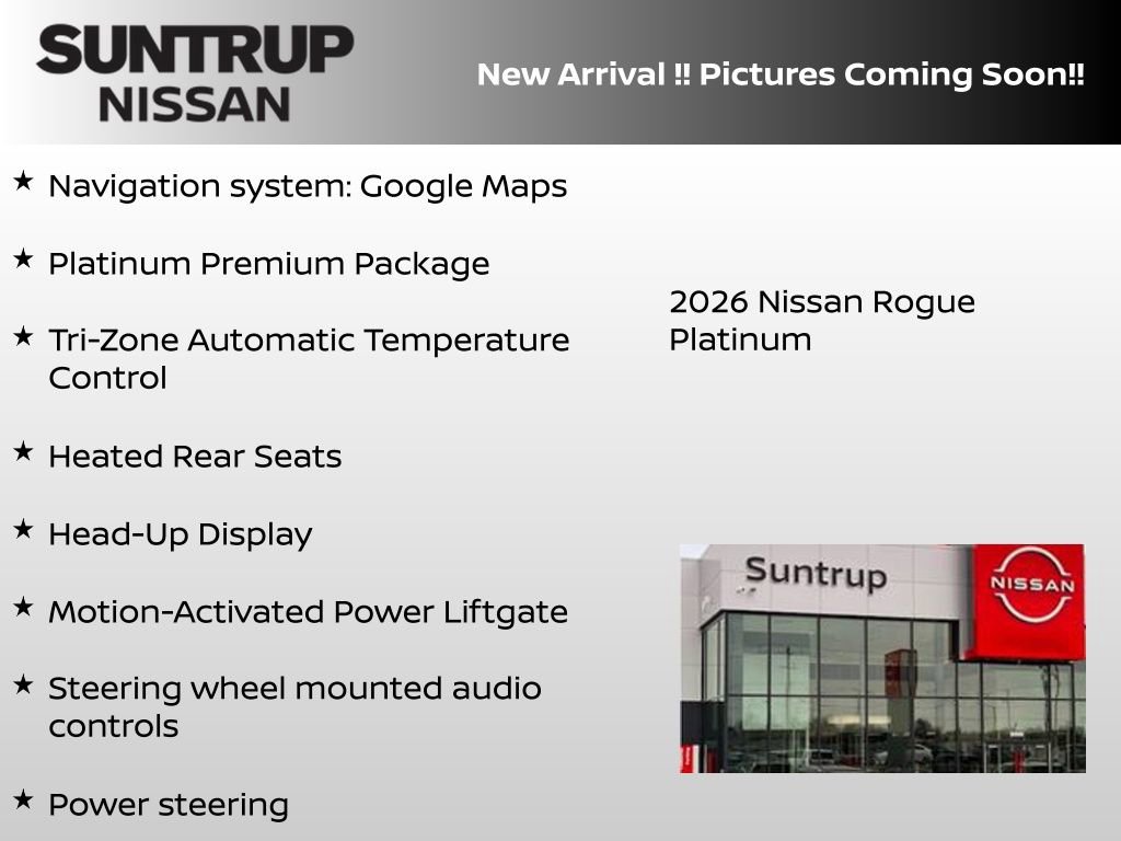 New 2026 Nissan Rogue Platinum image 3
