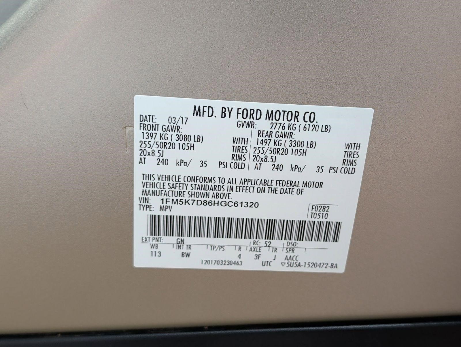 Used 2017 Ford Explorer XLT w/ Equipment Group 202A FWD image 29