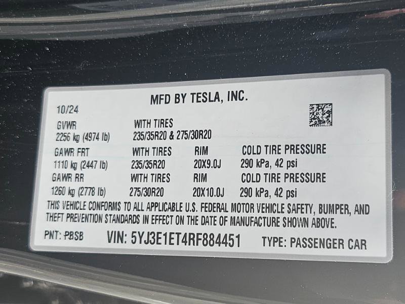 Used 2024 Tesla Model 3 Performance image 35