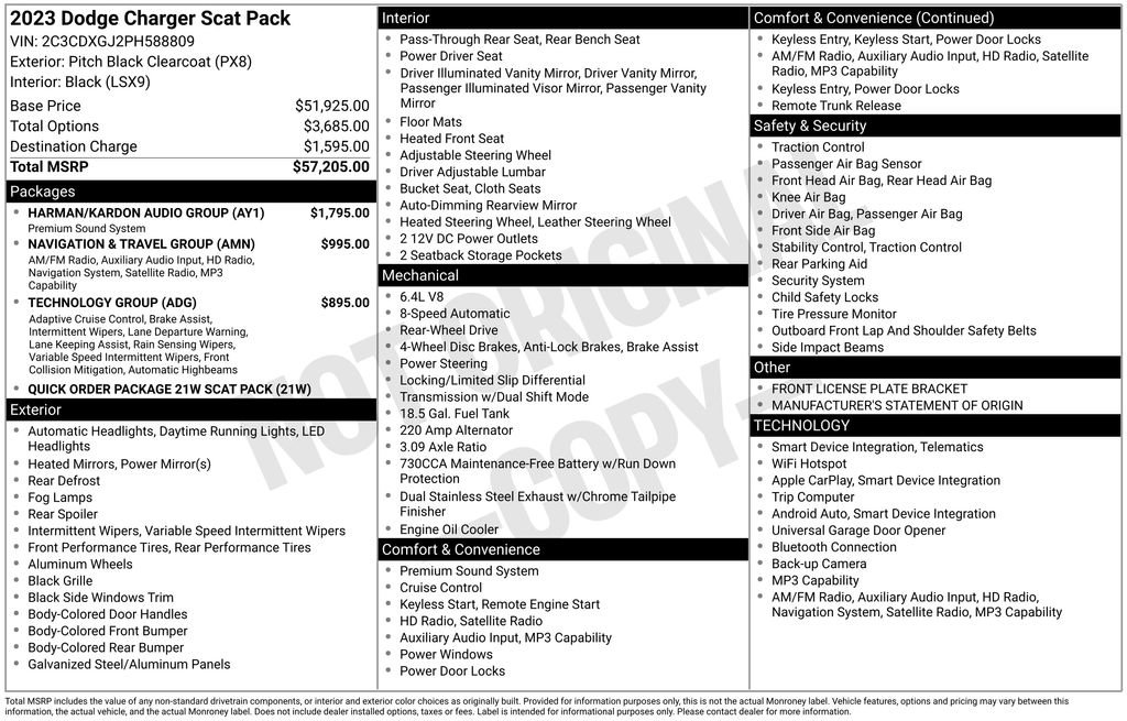 Used 2023 Dodge Charger Scat Pack w/ Harman/Kardon Audio Group image 15