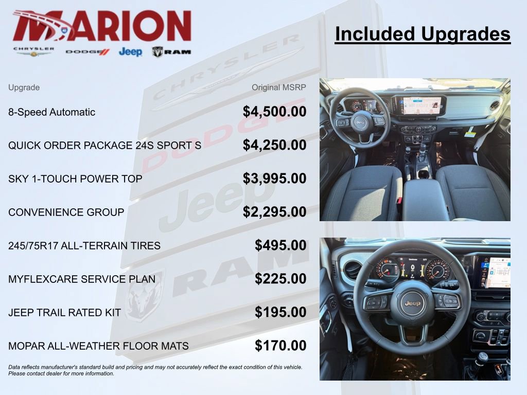 New 2026 Jeep Wrangler Sport S image 9