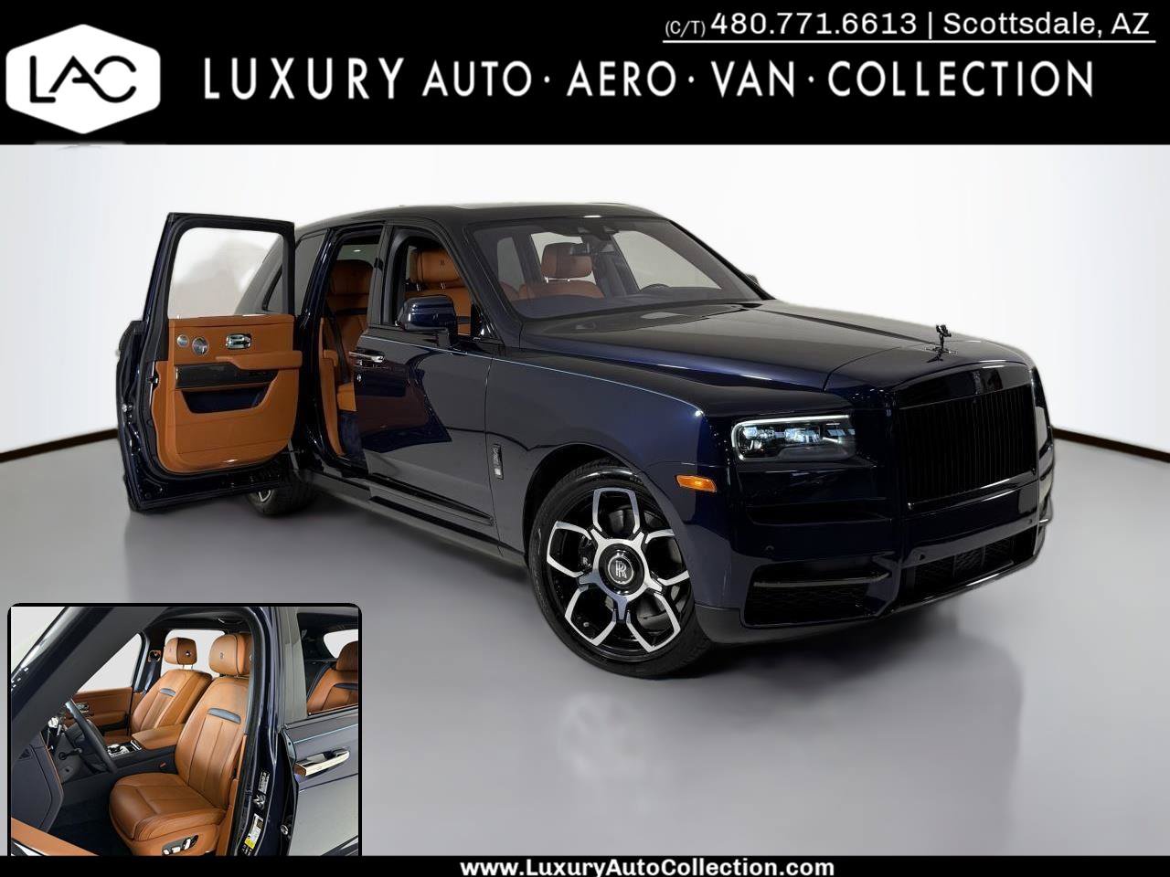 Used 2022 Rolls-Royce Cullinan Black Badge w/ Dark Exterior Package AWD/4WD image 1