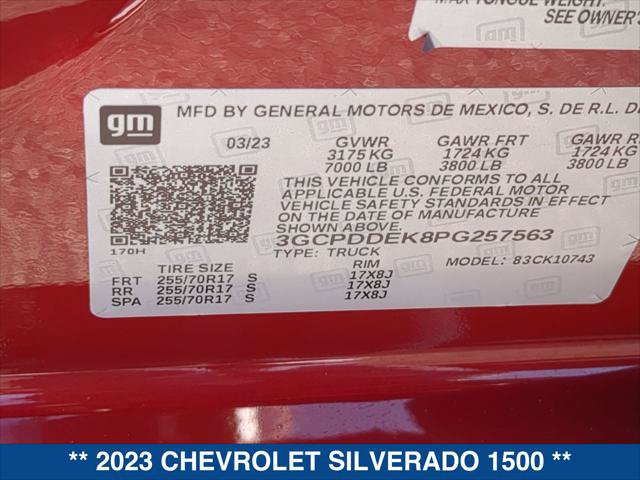 Used 2023 Chevrolet Silverado 1500 LT AWD/4WD image 23