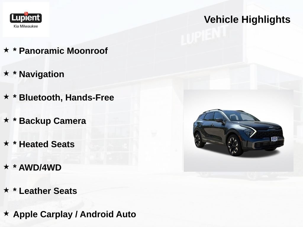 Used 2024 Kia Sportage X-Line w/ X-Line Premium Package AWD/4WD image 5