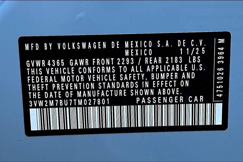 New 2026 Volkswagen Jetta GLI Autobahn image 8