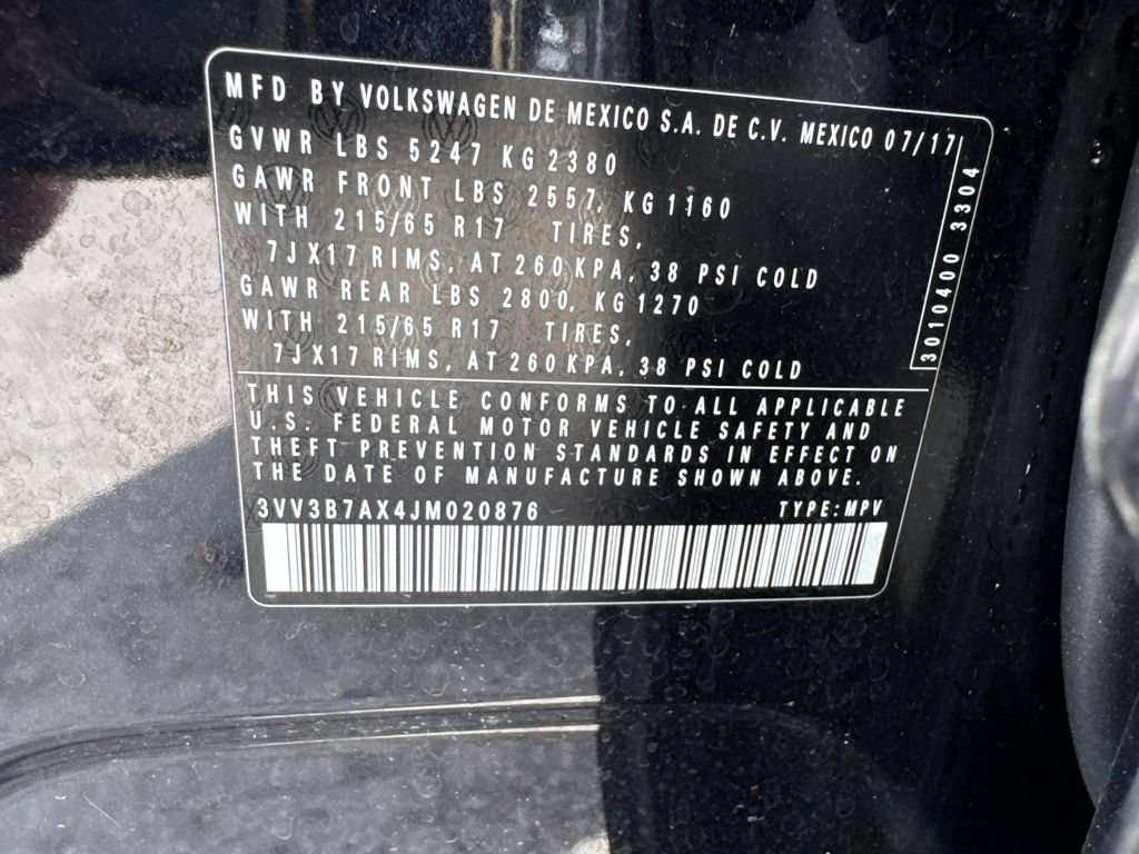 Used 2018 Volkswagen Tiguan SE FWD image 14