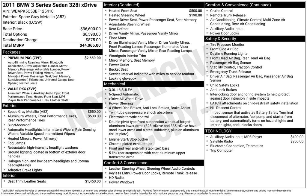 Used 2011 BMW 328i xDrive 328i xDrive image 19