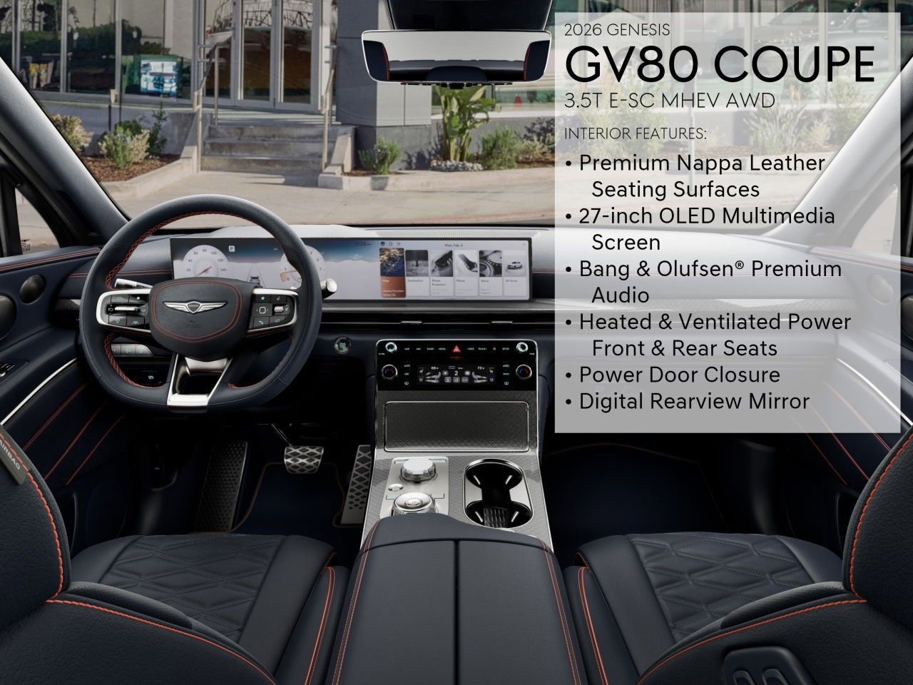 Used 2026 Genesis GV80 3.5T e-SC AWD/4WD image 21