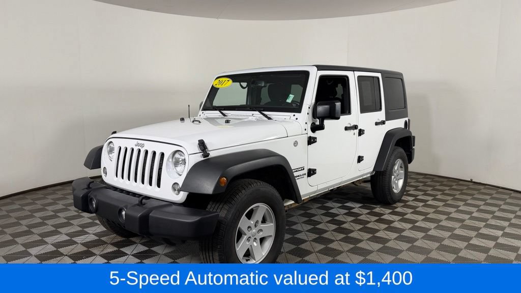 Used 2017 Jeep Wrangler Unlimited Sport w/ Quick Order Package 24S AWD/4WD image 3