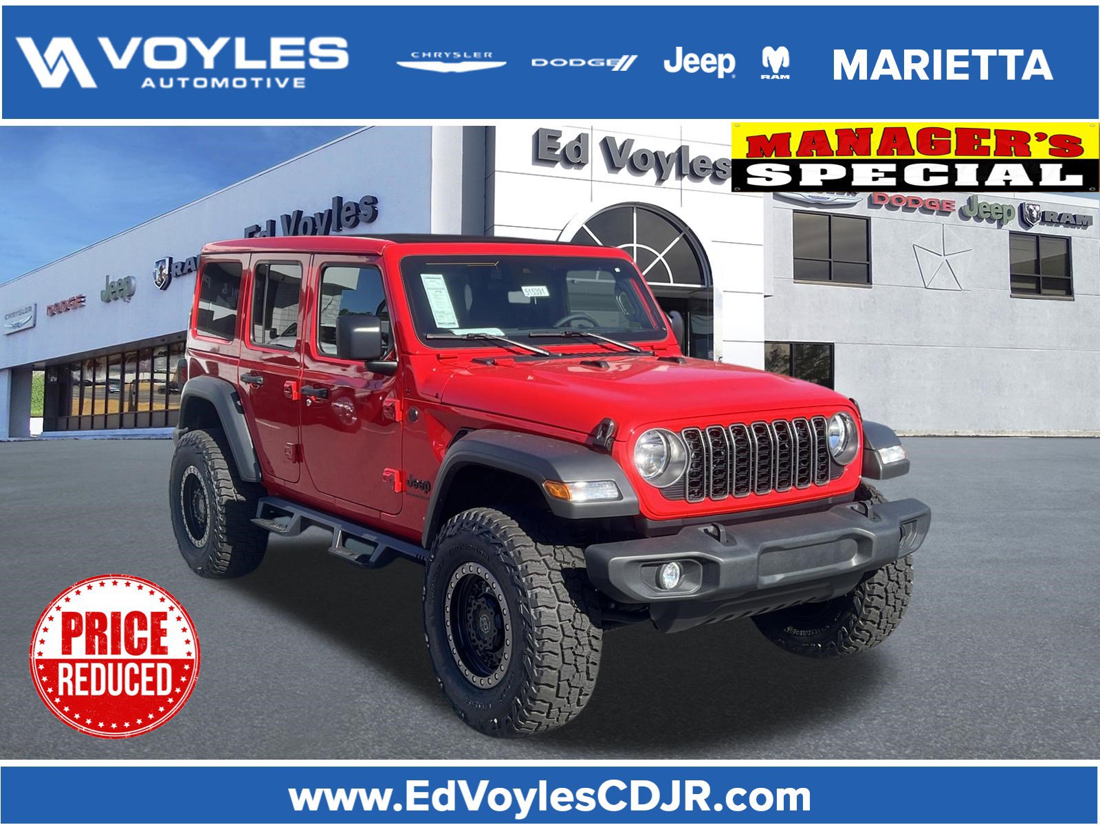 New 2025 Jeep Wrangler Sport S