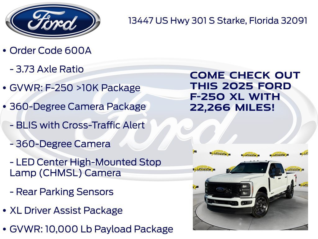 Certified 2025 Ford F250 XL w/ STX Appearance Package AWD/4WD image 32