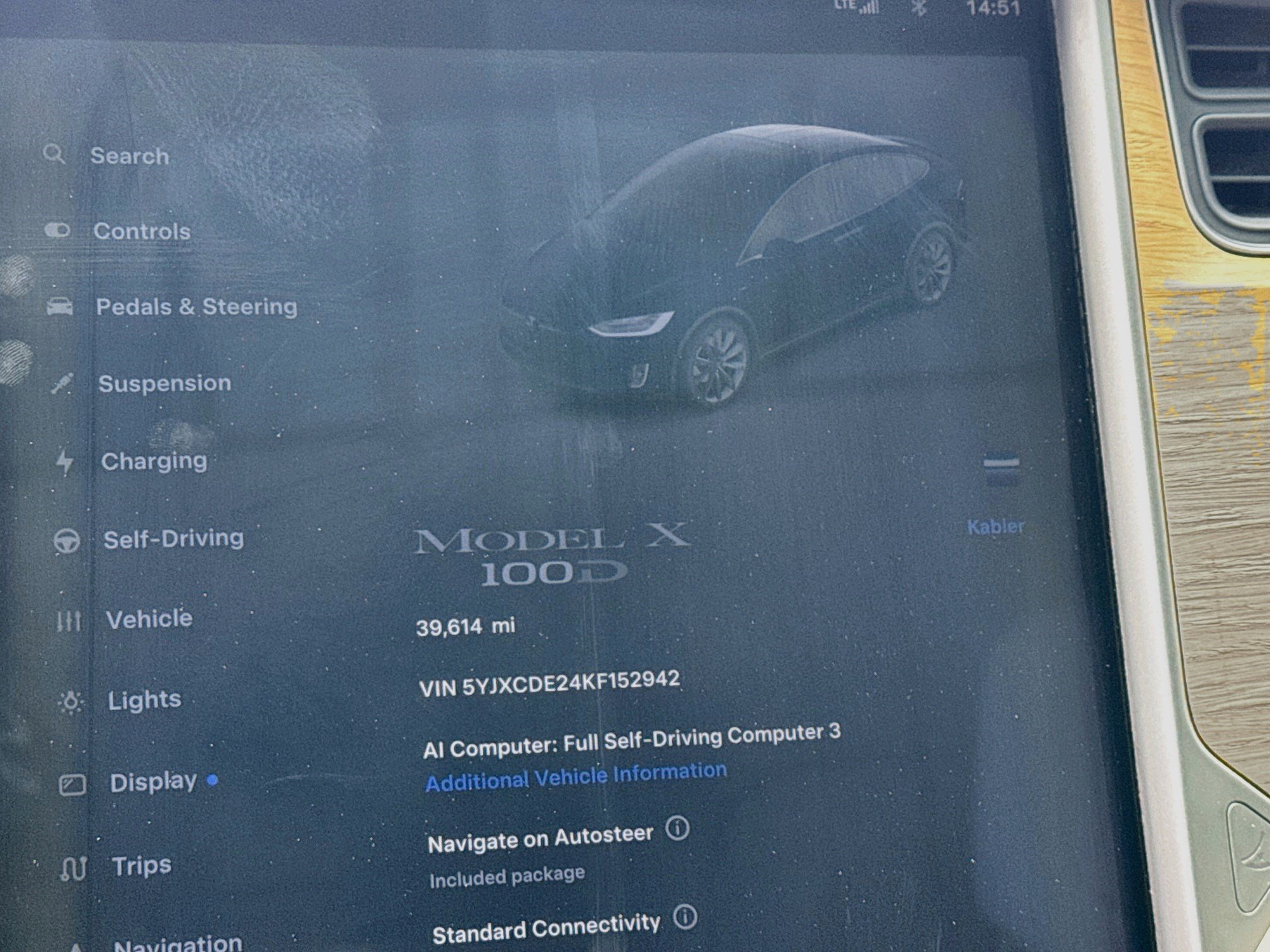 Used 2019 Tesla Model X 100D AWD/4WD image 8