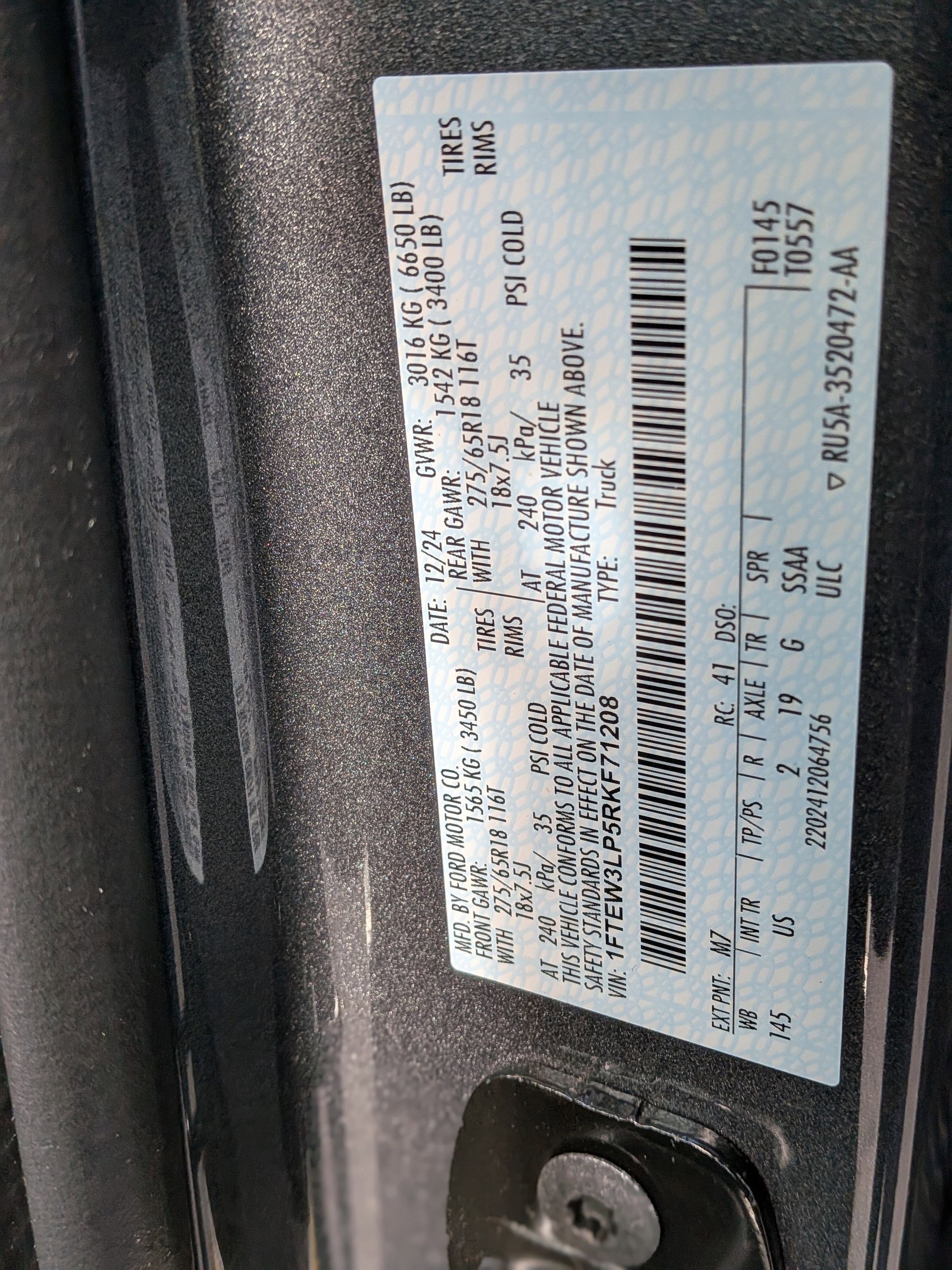 Used 2024 Ford F150 XLT w/ Mobile Office Package image 40