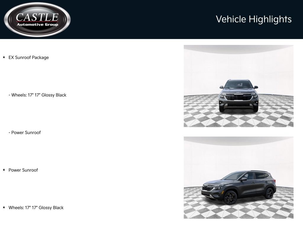 New 2026 Kia Seltos EX w/ EX Sunroof Package FWD image 3