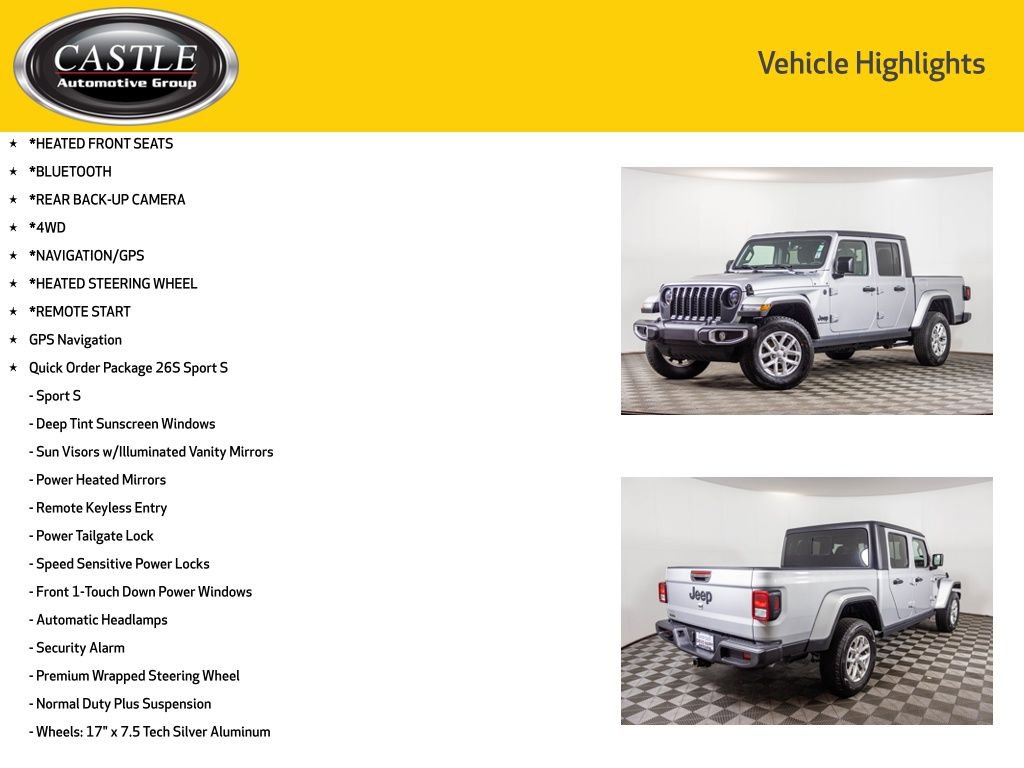 Used 2023 Jeep Gladiator Sport image 3