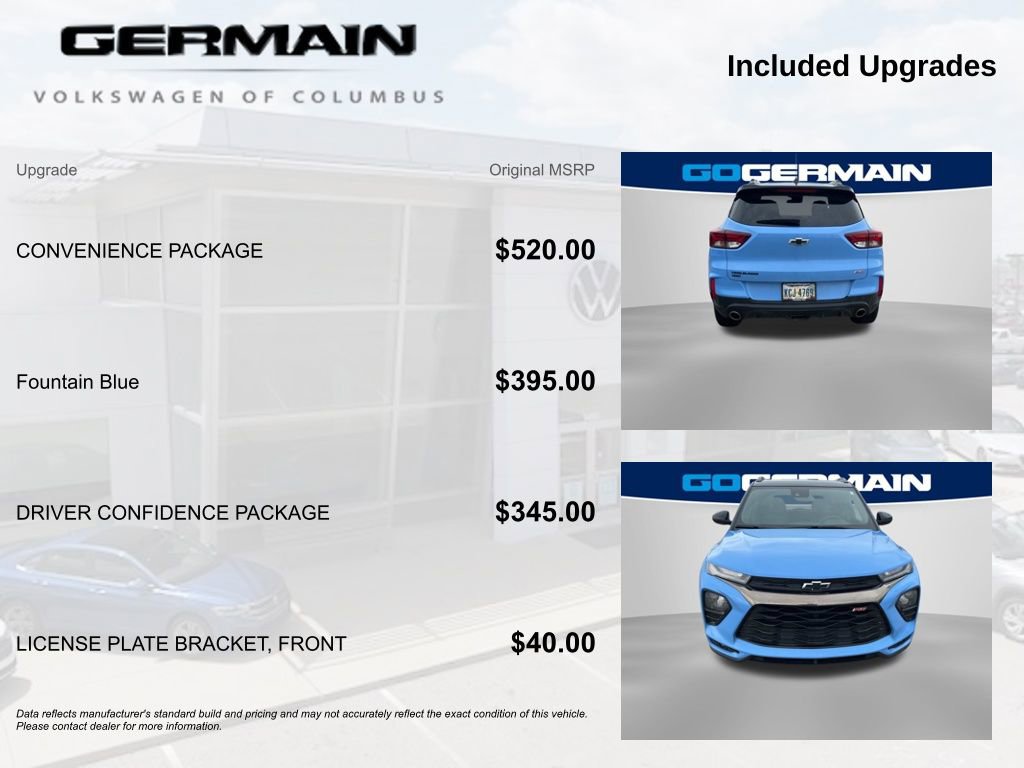 Used 2023 Chevrolet TrailBlazer RS w/ Convenience Package image 10