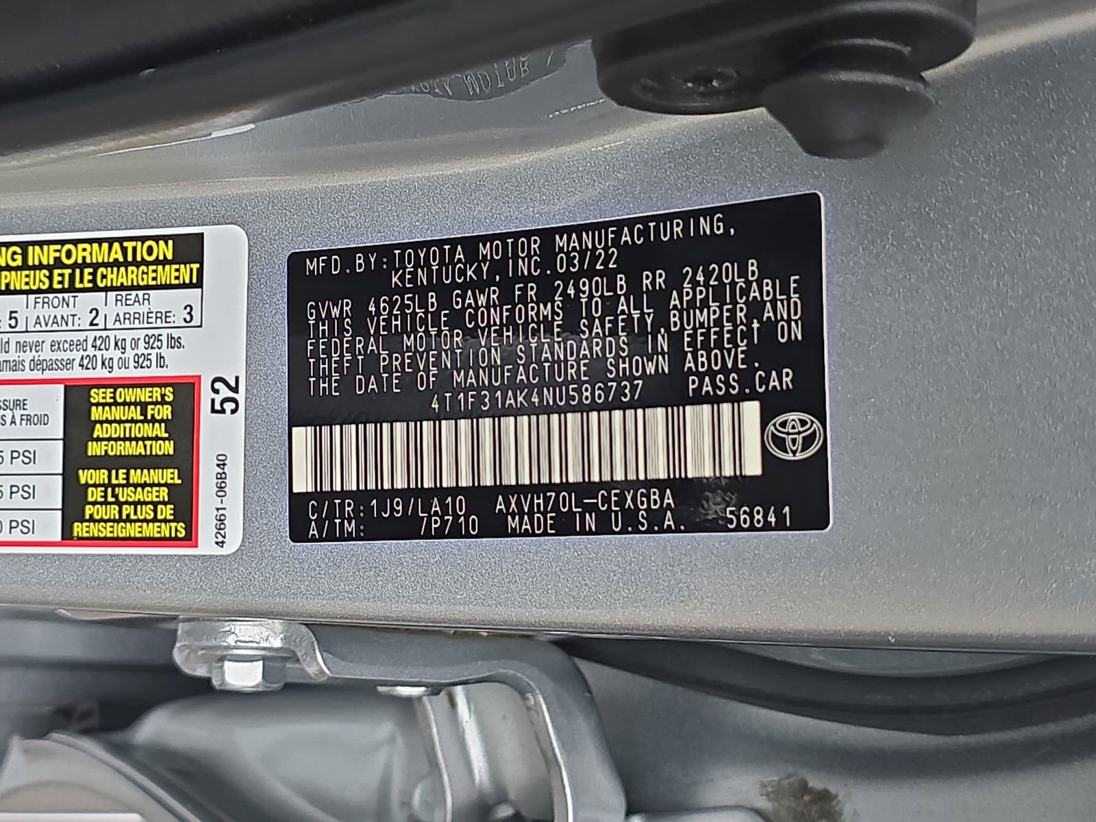 Used 2022 Toyota Camry XLE image 39