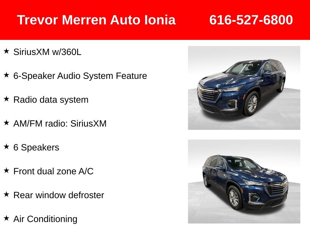 Used 2022 Chevrolet Traverse LT AWD/4WD image 25