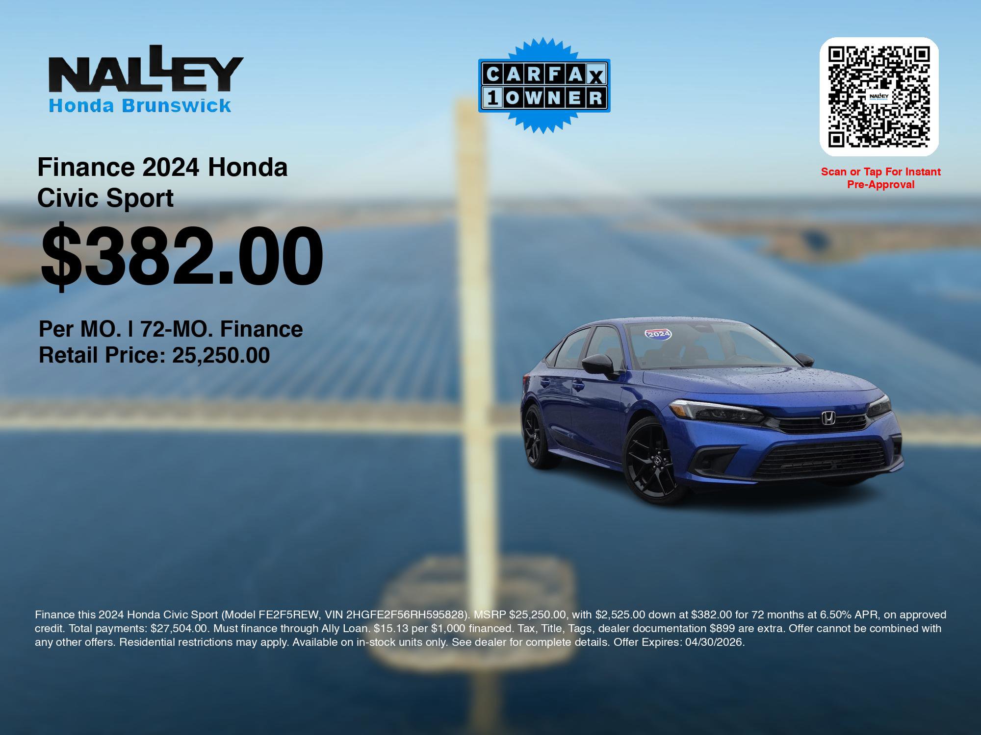 Certified 2024 Honda Civic Sport image 3