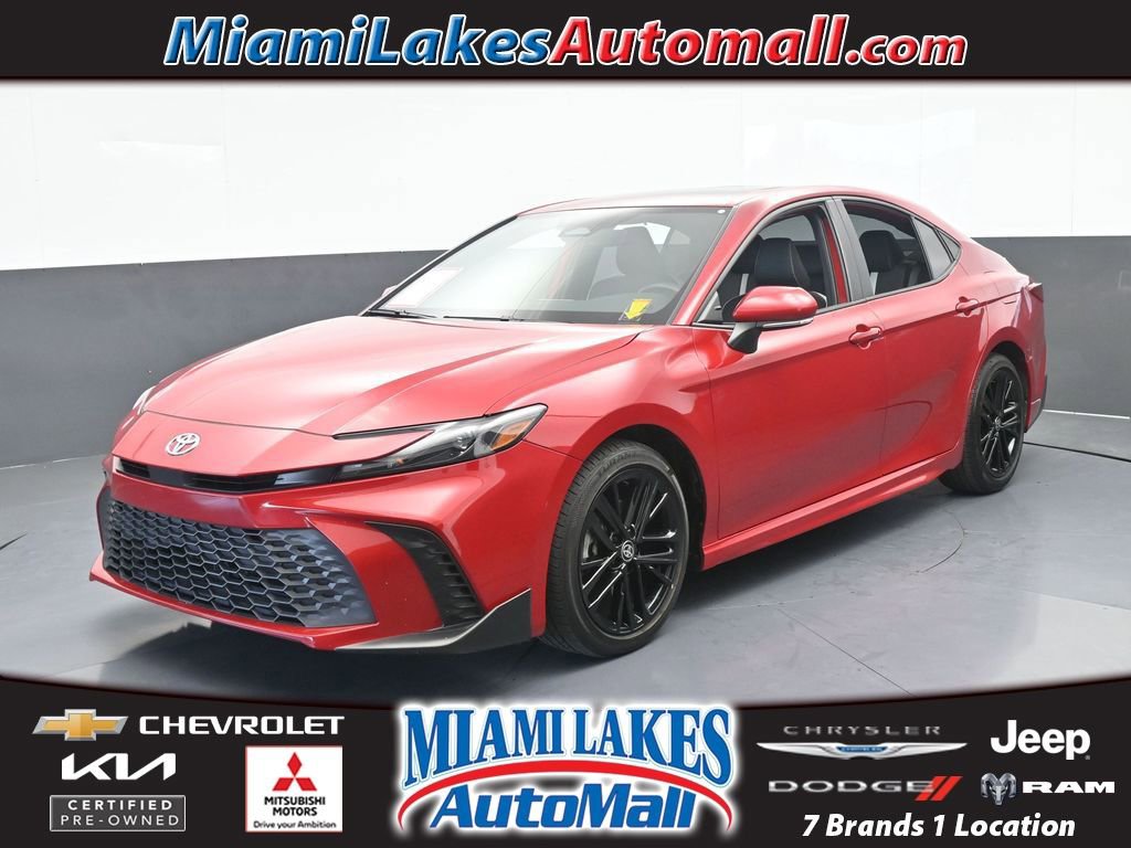 Used 2025 Toyota Camry SE w/ Multimedia Upgrade Package FWD image 1
