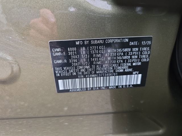 New 2026 Subaru Ascent Bronze Edition image 17