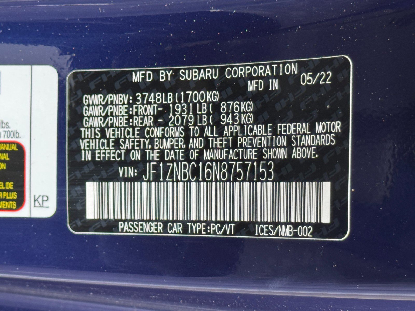 Used 2022 Toyota GR86 RWD image 37
