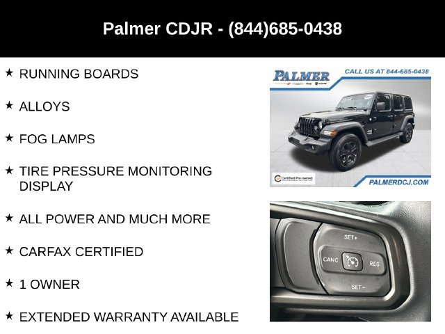 Certified 2021 Jeep Wrangler Unlimited Sport AWD/4WD image 18