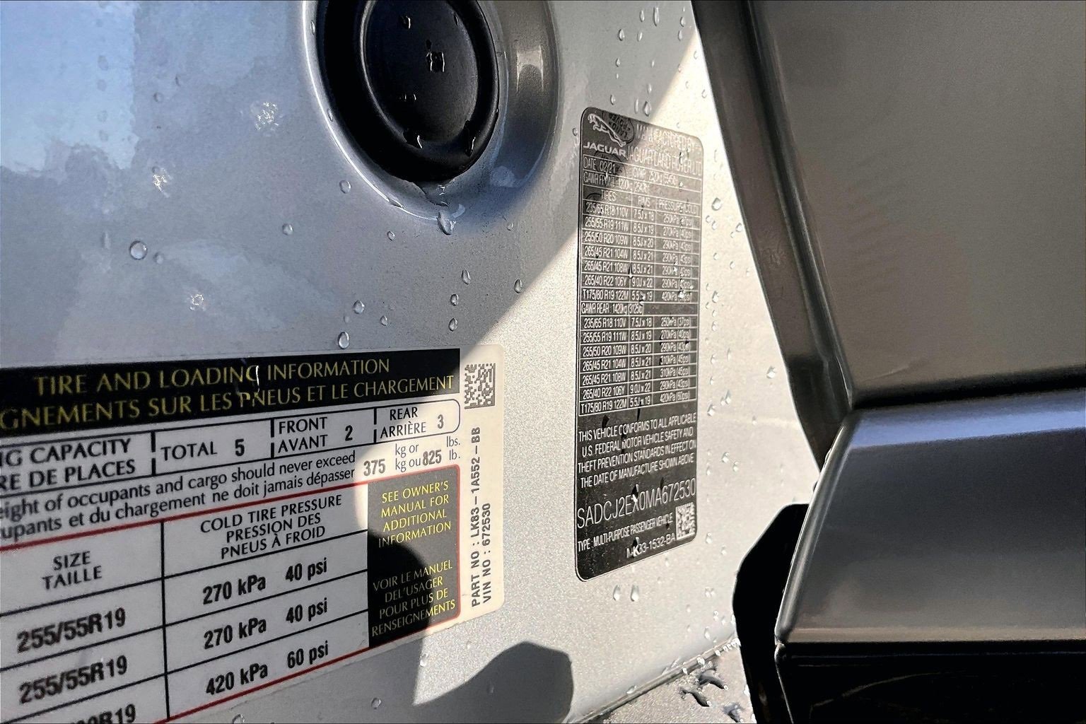 Used 2021 Jaguar F-PACE S image 35