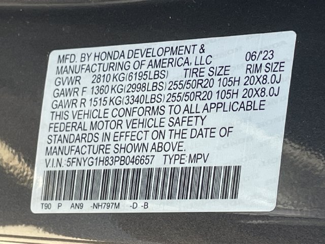 Certified 2023 Honda Pilot Elite image 33