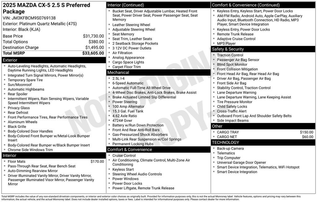 New 2025 MAZDA CX-5 AWD 2.5 S w/ Preferred Package image 6
