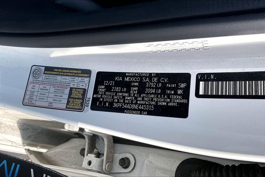 Used 2022 Kia Forte GT-Line w/ GT-Line Technology Package image 6