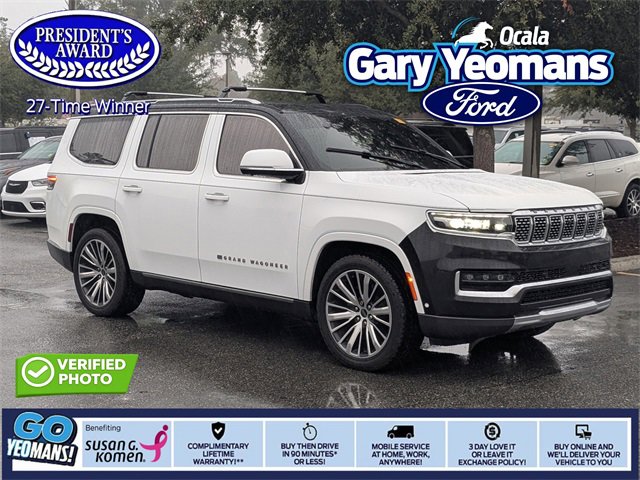 Used 2022 Jeep Grand Wagoneer Series III w/ Rear Seat Video Group 1 image 1