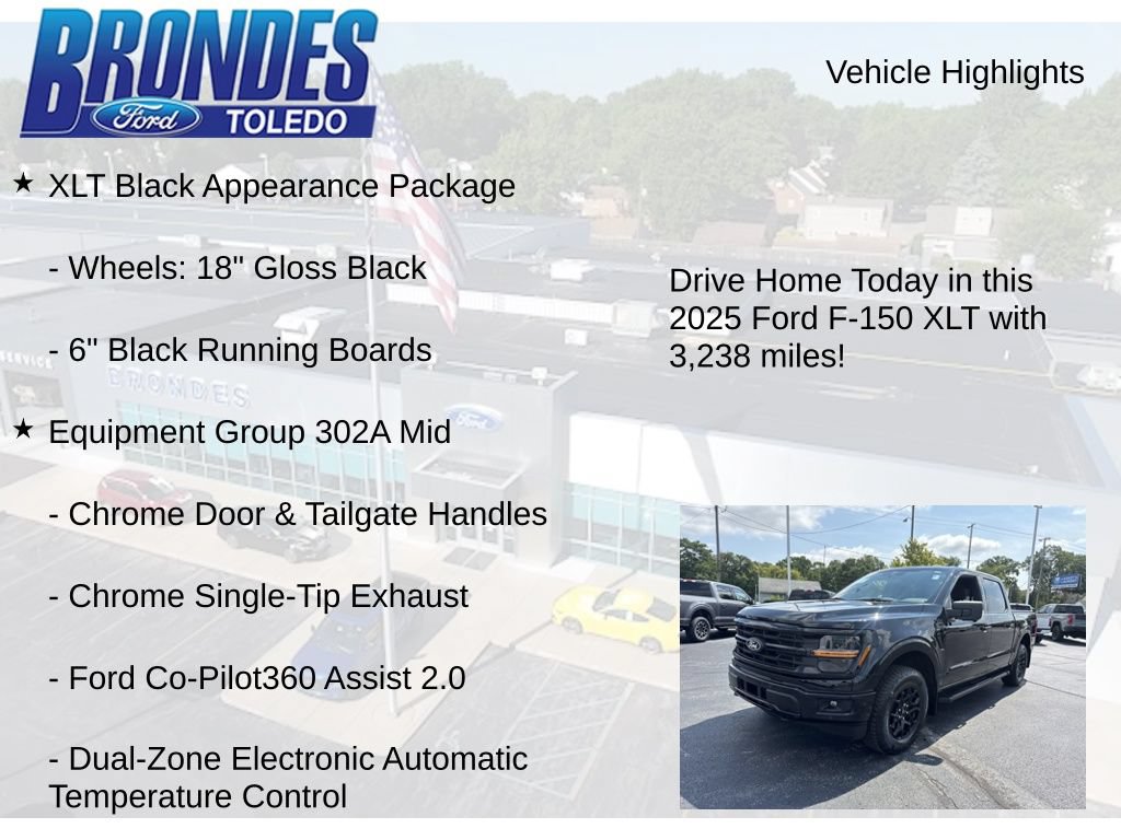 Used 2025 Ford F150 XLT w/ Equipment Group 302A MID AWD/4WD image 12