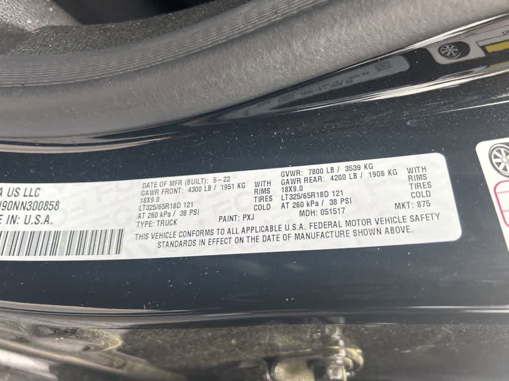 Used 2022 RAM 1500 TRX w/ TRX Level 2 Equipment Group AWD/4WD image 6